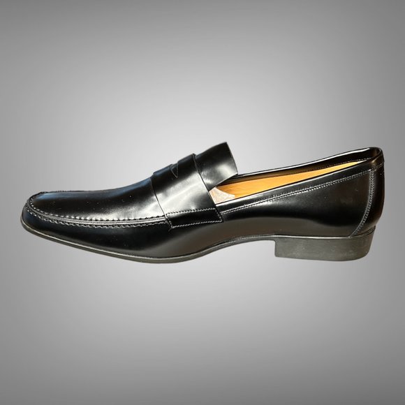 Hermes Elegant Black Tuscan Calfskin Leather Tokyo Penny Loafer EU 40 New Box main image 9